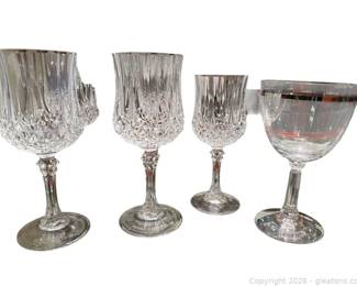 6 Piece Crystal Glass Collection