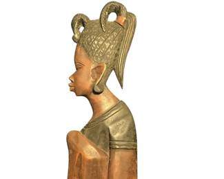 Hand Carved African Art of a Woman