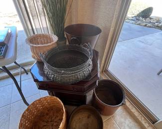 Baskets, pots, home decor
