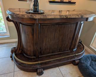 Marble top bar
