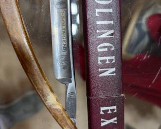 Vintage Solingen Straight Razor with Original Box
