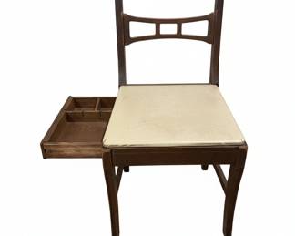 Vintage Louis Rastetter Sons Solid Kumfort Sewing Chair