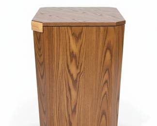 Vintage Oak Waste Bin or Trash Can