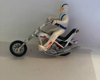 Vintage Evel Knievel Stunt Cycle Toy