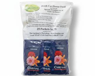Chrysal Clear Universal Fresh CutFlower Food  Packets second image