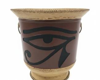 Decorative Pot with Eye of Horus Motif third image
