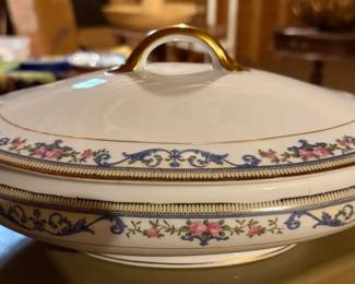 Vintage Noritake Chanlake Pattern Porcelain Tureen
