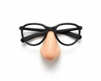 Novelty Disguise Glasses with Nose second image