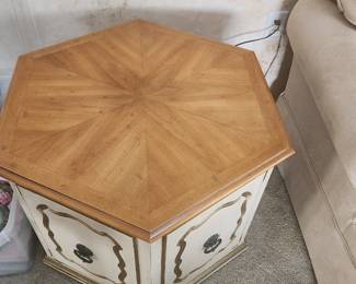 Heritage End Table (Hexagonal in Shape); $75
