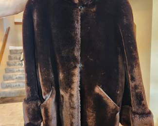Brown Fur Coat; small size; $300