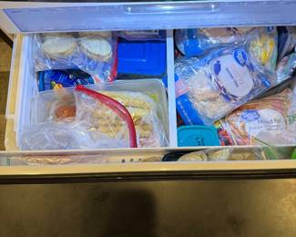 Inside Samsung refrigerator 