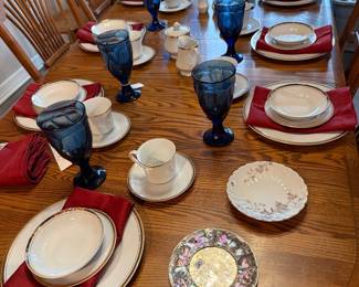 Regency gold by Sheffield China set