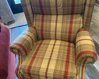 Two Reclining wingback chairs