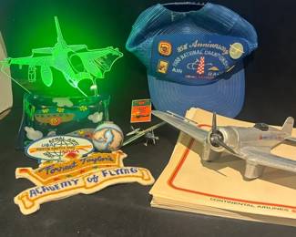 Continental Airlines South Pacific Stationary Plane Patches And More