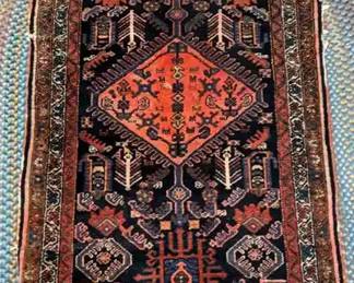 Vintage Wool Woven Rug