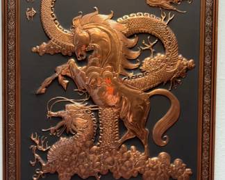 3D Asian Copper Art