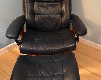 Reclining Swivel Chair Ottoman