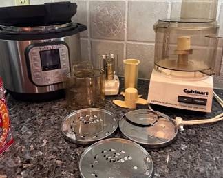 Instant Pot And Cuisinart Food Processor