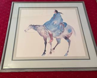 Carol Griggs Crow Warrior Framed Print