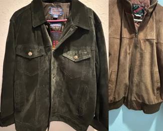 Suede Pendelton Jacket And Bomber Jacket