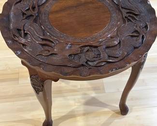 Carved Dragon Table