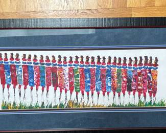 African Painting On Canvas