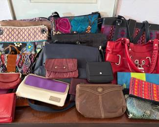 Colorful Purses And Wallets