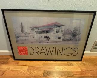 Frank Lloyd Wright Drawings Framed Print