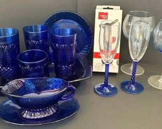 Cobalt Glass Kitchenware