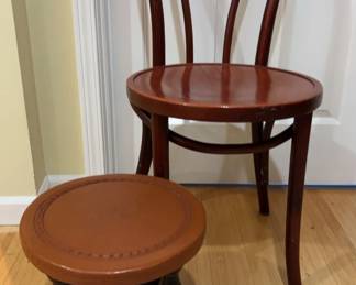 Bistro Chair and Peruvian Stool