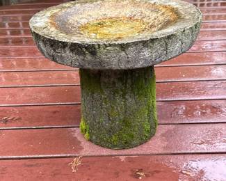 Stone Bird Bath
