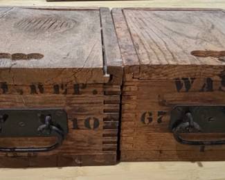 Vintage Wood Boxes