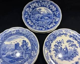 The Spode Blue Room Collection Plates