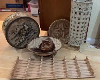 Metal Umbrella Holder Woven Baskets And More