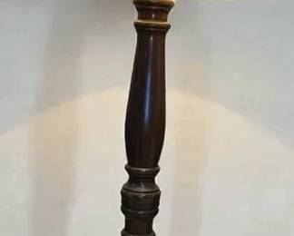 Wood Base Floor Lamp