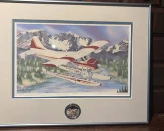 J Cote Suter Limited Edition Print DHC2 Beaver