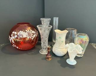 Beleek Clover Vase And More