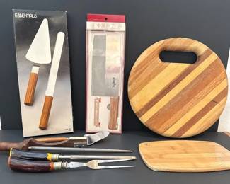 Round Cutting Board And Knife Cake Cutting Set and More