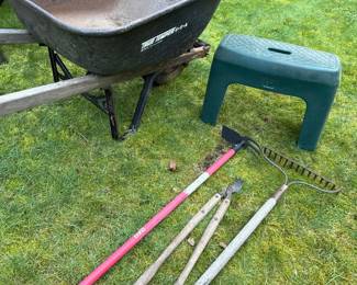 True Temper Wheel Barrel Rakes And More