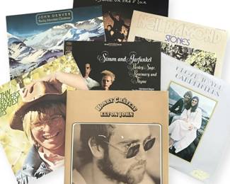 Vinyl Records Elton John, John Denver, Neil Diamond,  More