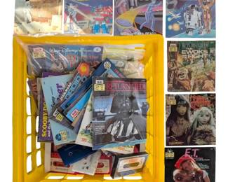 Mystery Cassette Tapes Books Including Star Wars