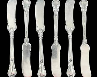 Gorham Chantilly Sterling Silver Butter Knives 153g Total