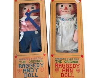 Vintage Knickerbockers Ragedy Ann And Andy In Box