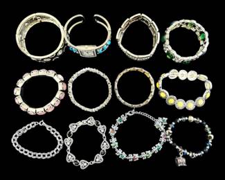 Silver Toned Bracelets