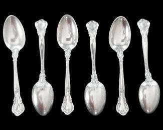 Gorham Chantilly Sterling Silver 6 Spoons 171g Total