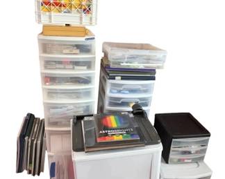 Mystery Scrapbooking Supplies New 12x12 Albums, Refills, Cardstock, Stamps, Stickers, More