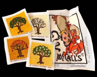 Sunset Designs And Gemini Designs Needlepoints