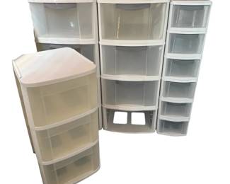Sterilite Plastic Storage Drawers