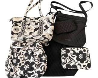 Vera Bradley Black And White Bags Camellia, Night Day And More