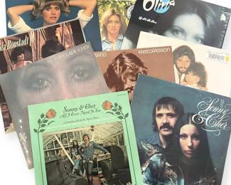 Vinyl Records Sonny  Cher, Linda Ronstadt,  More